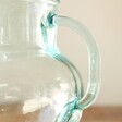 Handle of Recycled Glass Bowl Jug