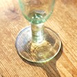 Bottom of Recycled Stemmed Prosecco Glass