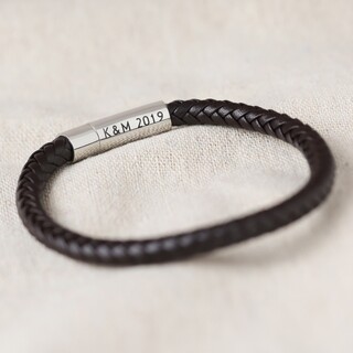 Men's Jewellery | Personalised Leather Bracelets | Lisa Angel UK