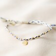 Lisa Angel Woven Friendship Bracelet with Gold Heart