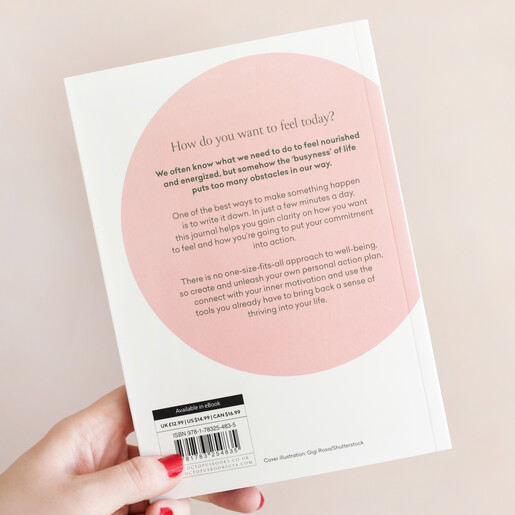 Back of And Breathe: Self Care Journal