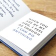 Inspiring Quote from Best Dad Ever Book on Wood Background