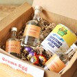 Contents of Creme Egg Cocktail Kit inside box