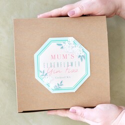 Personalised Elderflower Gin Fizz Cocktail Kit