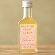 Passionfruit Syrup in Personalised Rosé Aperol Spritz Cocktail Kit