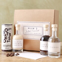 Personalised Salted Caramel Espresso Martini Cocktail Kit
