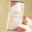Chocolate bar from the Good Taste Gift Hamper