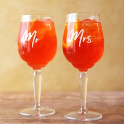Personalised Aperol Spritz Cocktail Glass