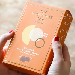 Chocolate Lab Orange Truffles Box