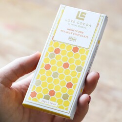 Love Cocoa Mini Honeycomb 41% Milk Chocolate Bar