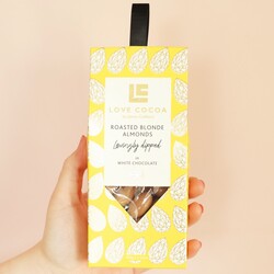 Love Cocoa Roasted Blonde White Chocolate Almonds