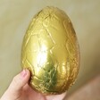 Love Cocoa Sea Salt Dark Chocolate Easter Egg Wrapped in Foil