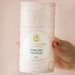 Love Cocoa Tube of Pink Gin Truffles