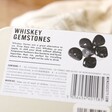 Back of Tin Box from Men's Society Whiskey Cooling Gemstones