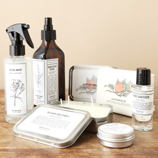 Norfolk Natural Living Products Norfolk Natural Living Products on Wooden Table