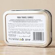 Bottom of Norfolk Natural Living Yoga Travel Candle Tin