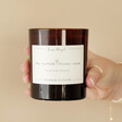 Model Holding Lisa Angel Fresh Cut Flowers Scented Soy Candle