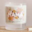 Personalised Bloom Scented Soy Candle on Table