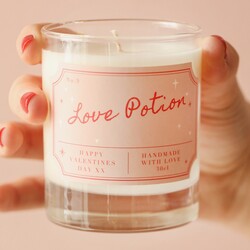 Love Potion Scented Soy Valentine's Day Candle