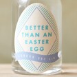 Close Up of Label on 10cl Easter Gin