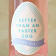 Close Up of Label on 50cl Easter Gin
