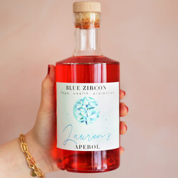 Personalised 50cl Birthstone Aperol