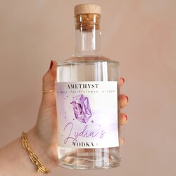 Personalised 50cl Birthstone Vodka