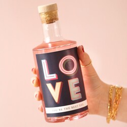 Personalised 500ml Bold Love Gin