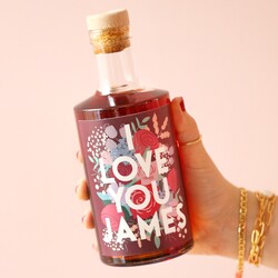 Personalised 50cl I Love You Rum