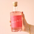 Model Holding Personalised 50cl Love Potion Gin