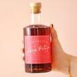 Model Holding Personalised 50cl Love Potion Rum