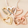 Personalised Valentine's Love Heart Necklaces