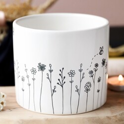 Ceramic Bumbling Bee Planter, H14cm