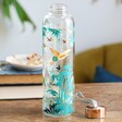 House of Disaster Luxe Crane Glass Water Bottle with Lid Off