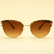 Powder Tortoiseshell Frame Sunglasses in Gold