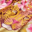 Close Up of Leopard Face on Powder Climbing Leopard Print Scarf