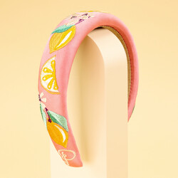 Powder Sicilian Lemon Padded Headband