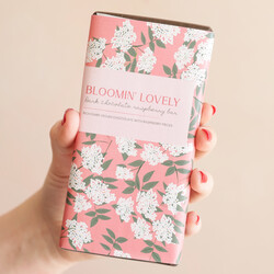 Bloomin' Lovely Raspberry Dark Chocolate Bar