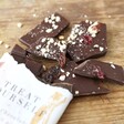 Inside Fruit and Nut Dark Chocolate Bar Packaging