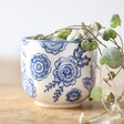Sass & Belle Blue Willow Mini Planter with Plant