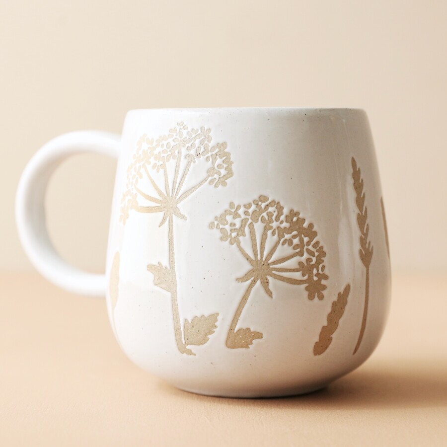 Set di cucchiai dosatori in ceramica floreale, cucchiai