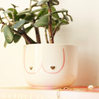 Sass & Belle Boobies Planter, H8.5cm