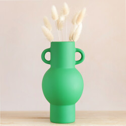 Sass & Belle Large Amphora Vase in Apple Green