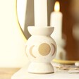 Close Up of Sass & Belle Moon Phases Candlestick Holder