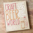 Craft Beer World Guide Book Front Cover on Wooden Table