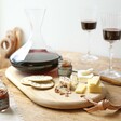 Wine Carafe & Oak Cheese Board Set