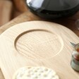 Space for Carafe on LSA Wine Carafe & Oak Cheese Board Set