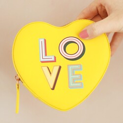 Love Heart Travel Jewellery Case