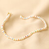 Miyuki Seed Bead and Freshwater Seed Pearl Anklet