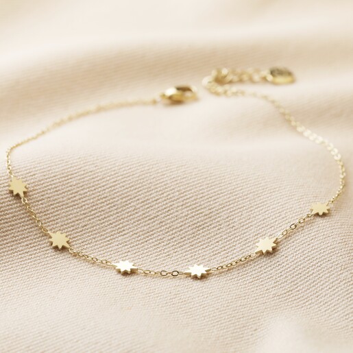 Stainless steel clearance gold anklet